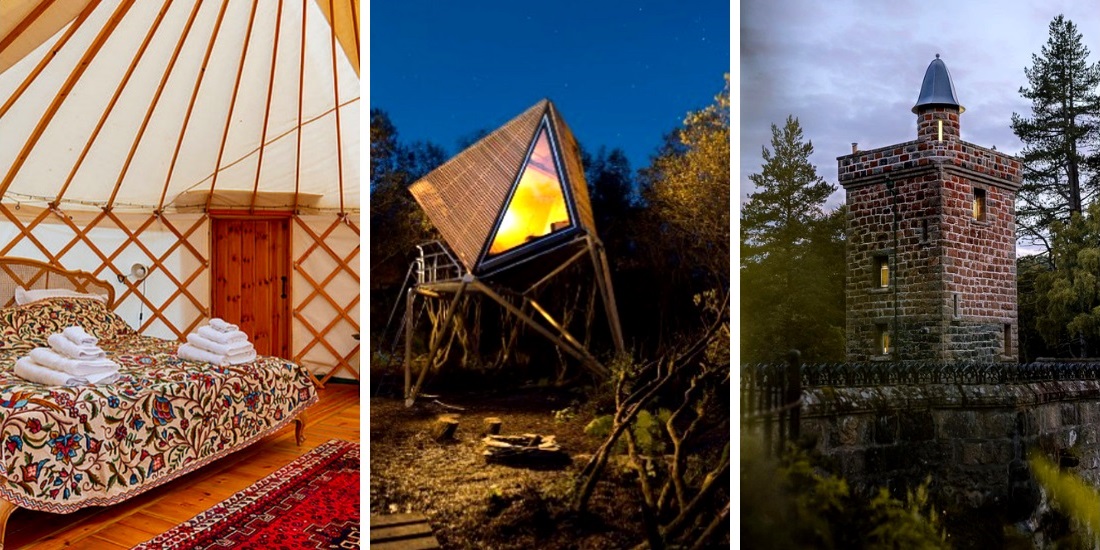 7 Unique Stays In The UK | From Mongolian Yurts to Treehouses